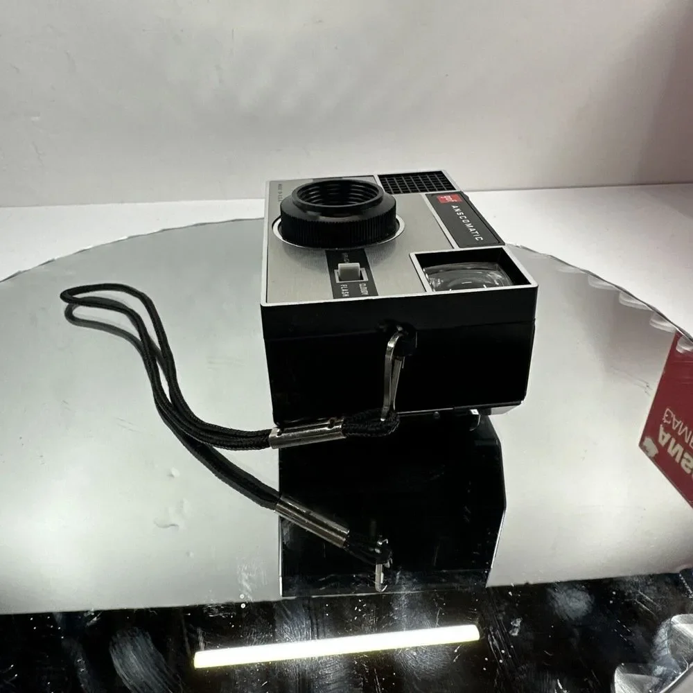 Gaf Anscomatic Cadet Camera With Booklet And Box Untested as is Made in N.Y‎ USA